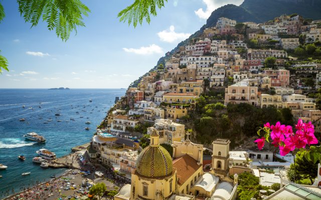Beautiful Positano town