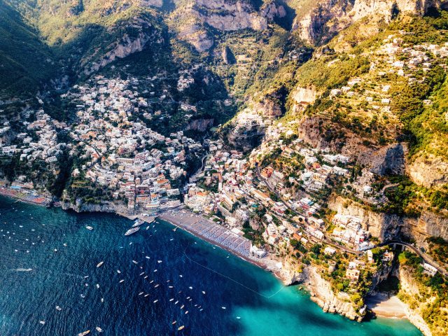 History of Positano (Amalfi Coast, Italy)